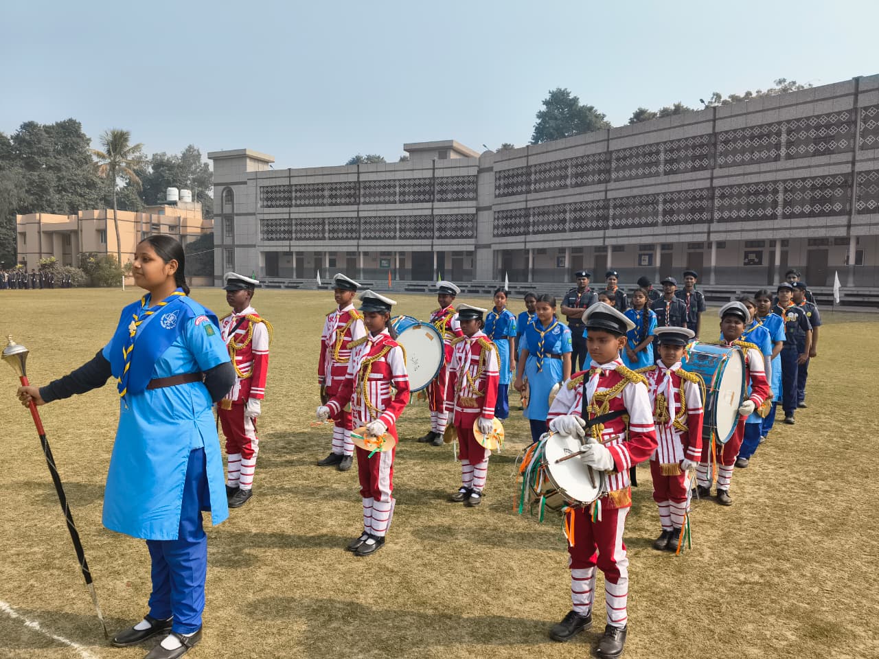 The Bharat Scouts and Guides camp 
